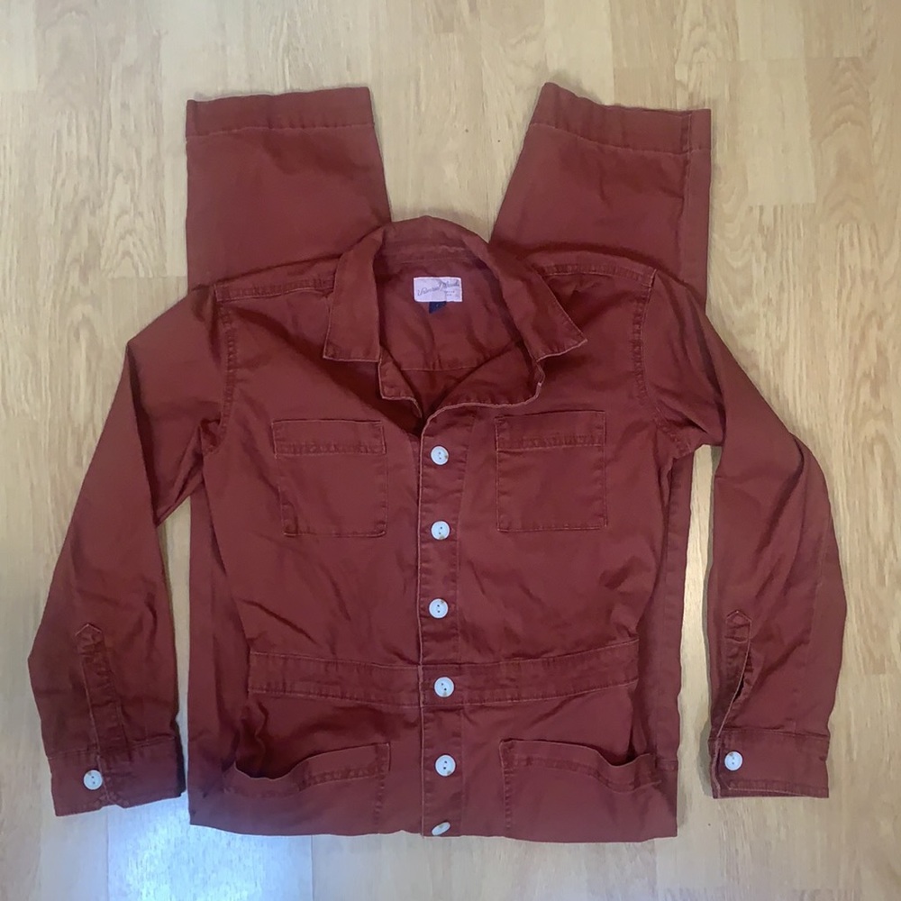 Target Universal Thread Brick/Rusty Red Boiler Suit/Long-Sleeved Jumpsuit